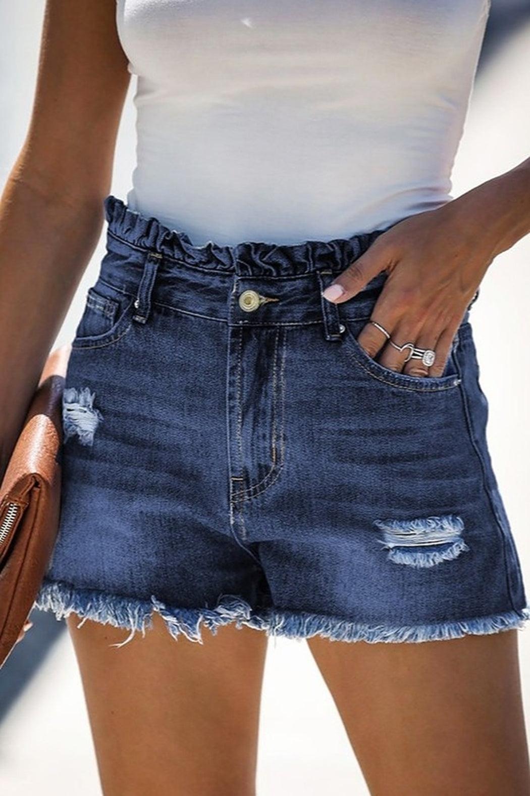 High Rise Shorts Product Image