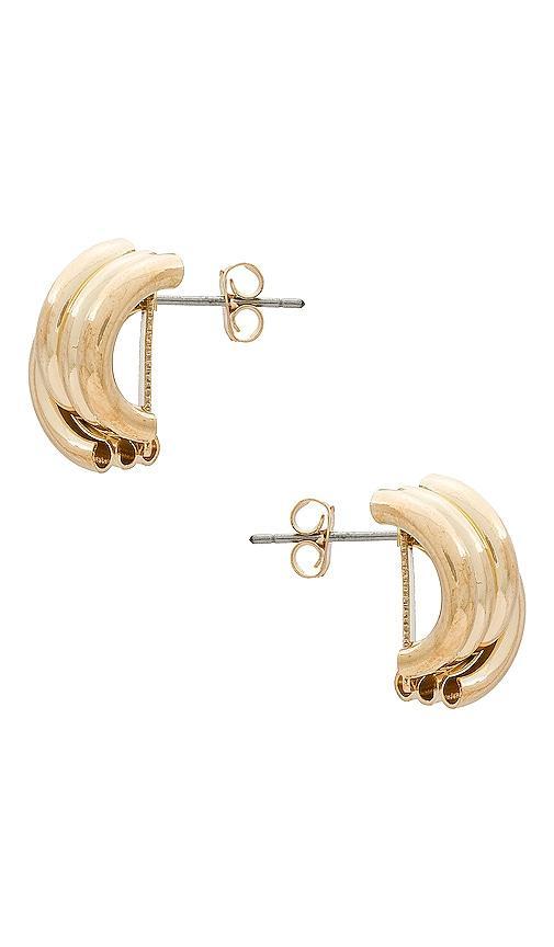 X Revolve Knot Earrings SHASHI Product Image