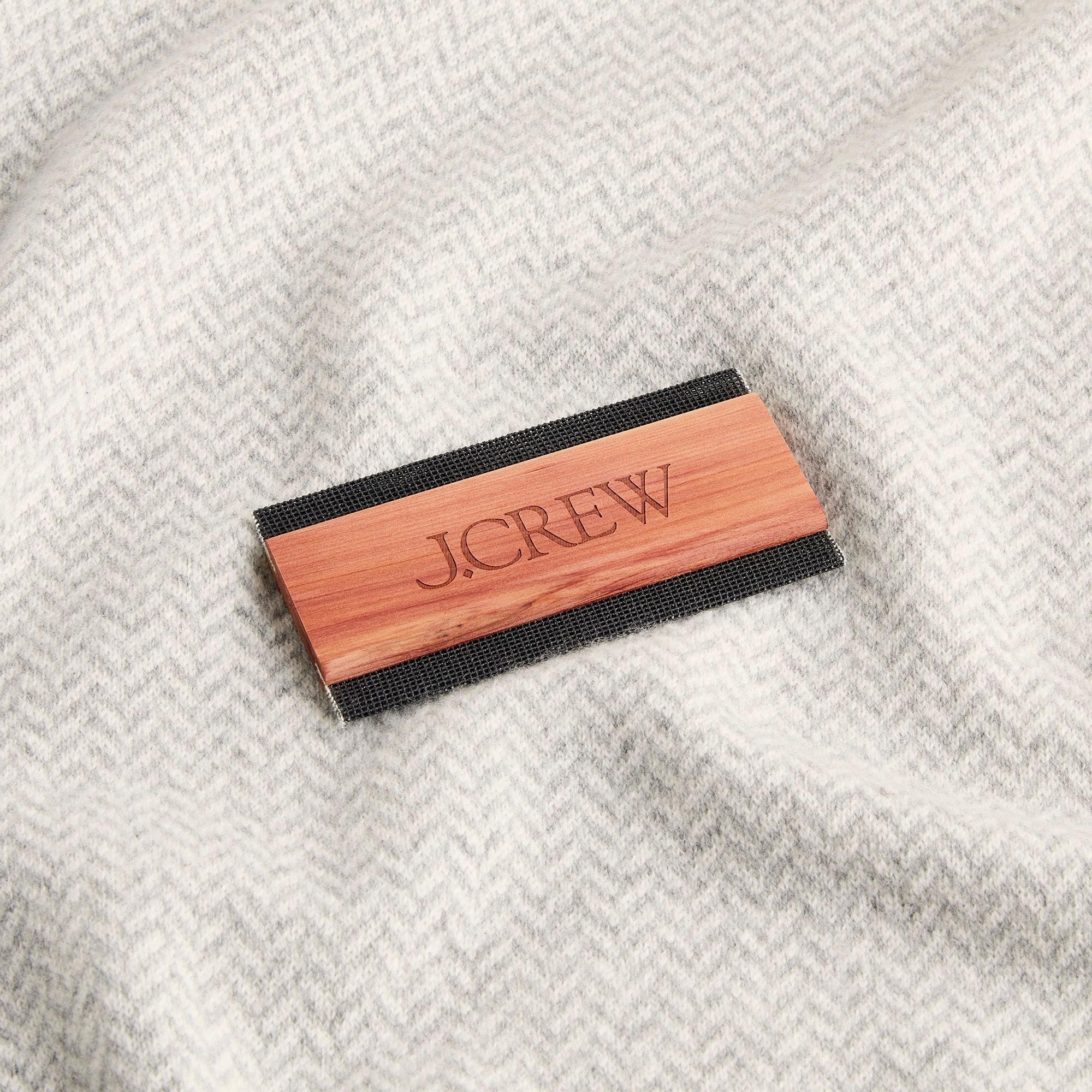 Cashmere herringbone jacquard crewneck sweater Product Image