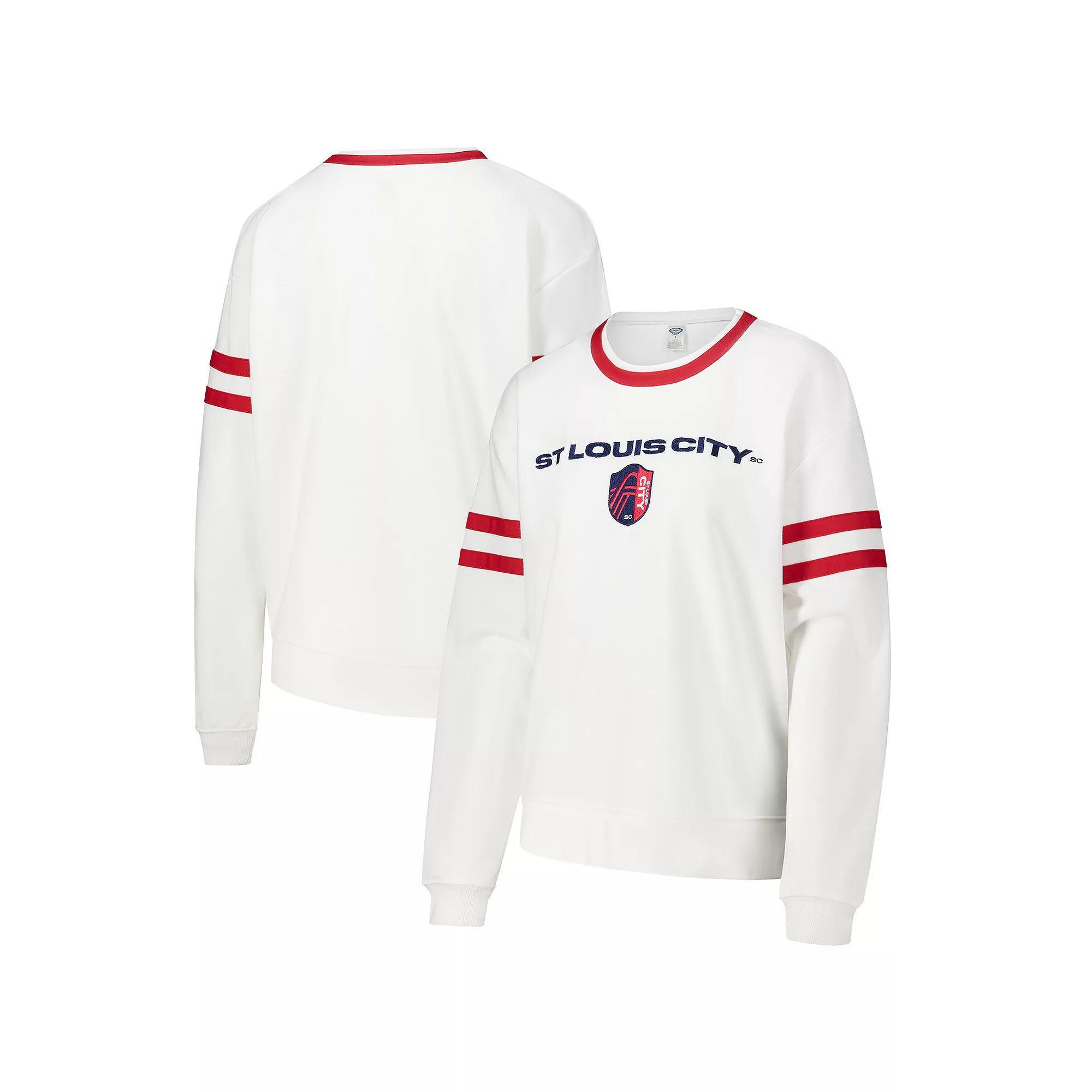 Women's Concepts Sport White St. Louis City SC Borough Long Sleeve T-Shirt,  Product Image
