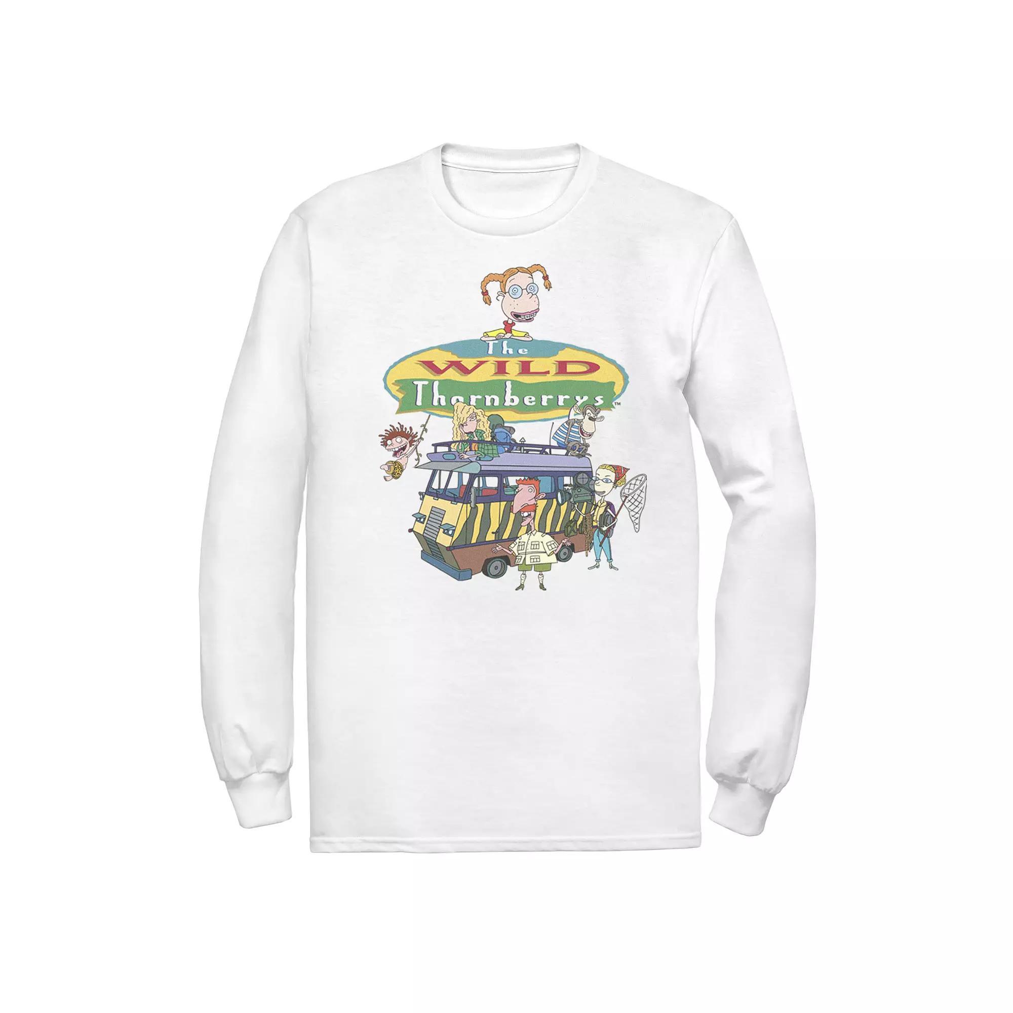 Men's Nickelodeon Wild Thornberrys Family RV Gathering Logo Long Sleeve Tee,  Product Image