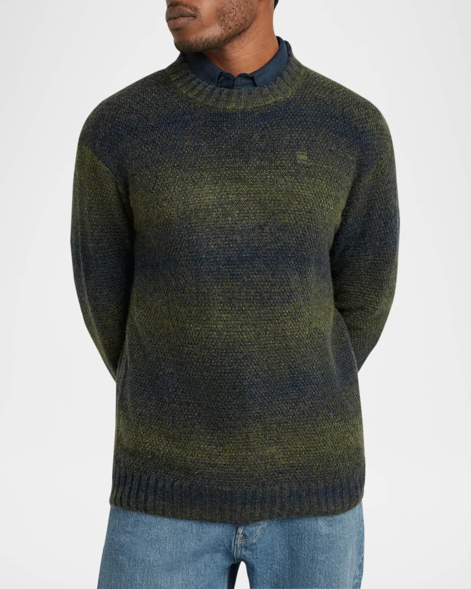 Men's Gradient Stripe Sweater Product Image