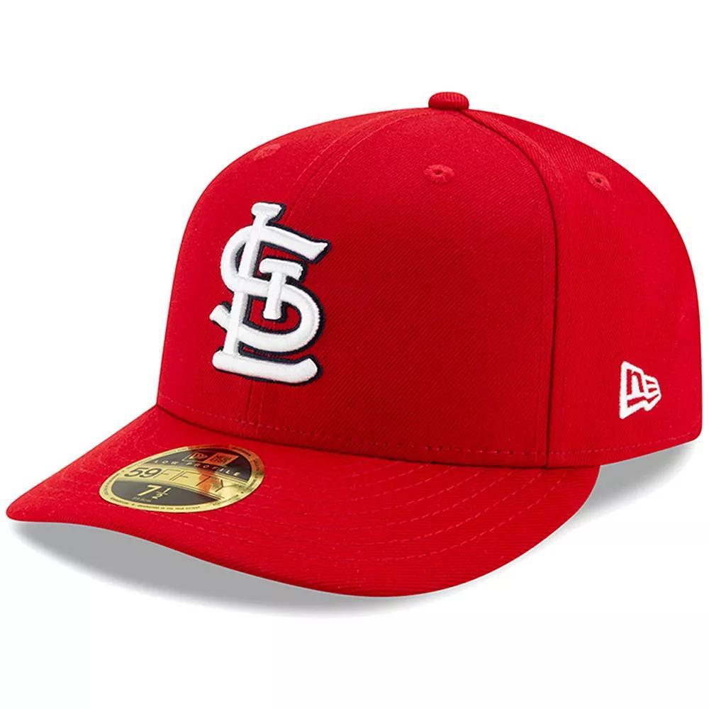 Men's New Era Red St. Louis Cardinals Authentic Collection On-Field Low Profile 59FIFTY Fitted Hat, Size: 7 3/4 Product Image