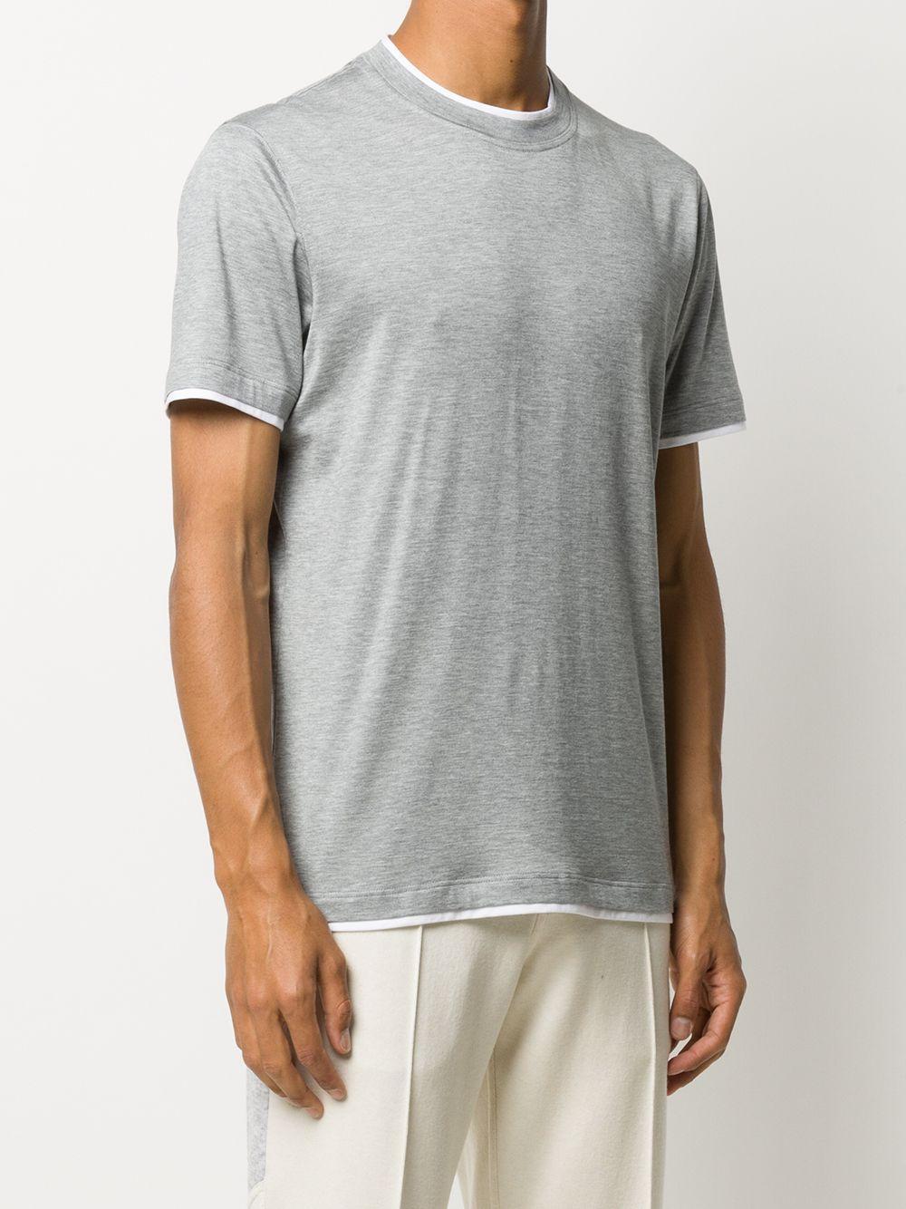 layered-effect T-shirt Product Image