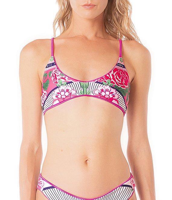 Maaji Sublimity Deep Pink Reversible Classic Swim Bottom Product Image