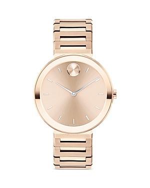 Movado Bold Womens Quartz Analog Gold Stainless Steel Bracelet Watch Product Image