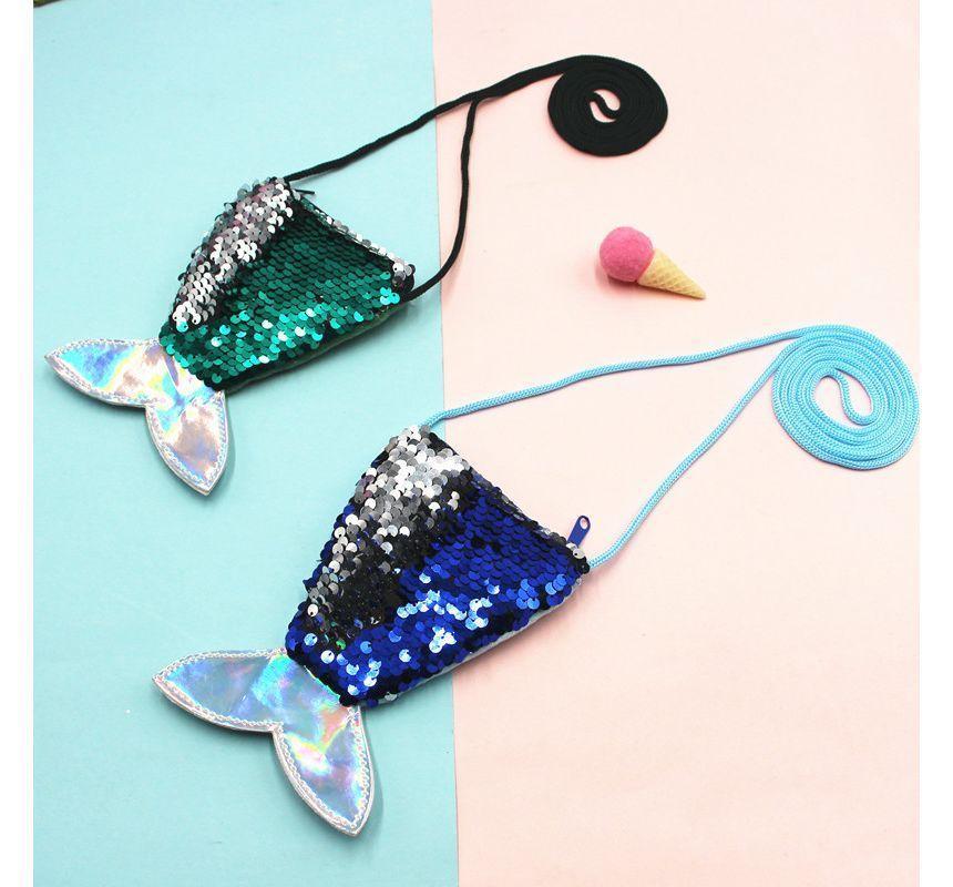 Mermaid Tail Sequined Coin Purse Product Image