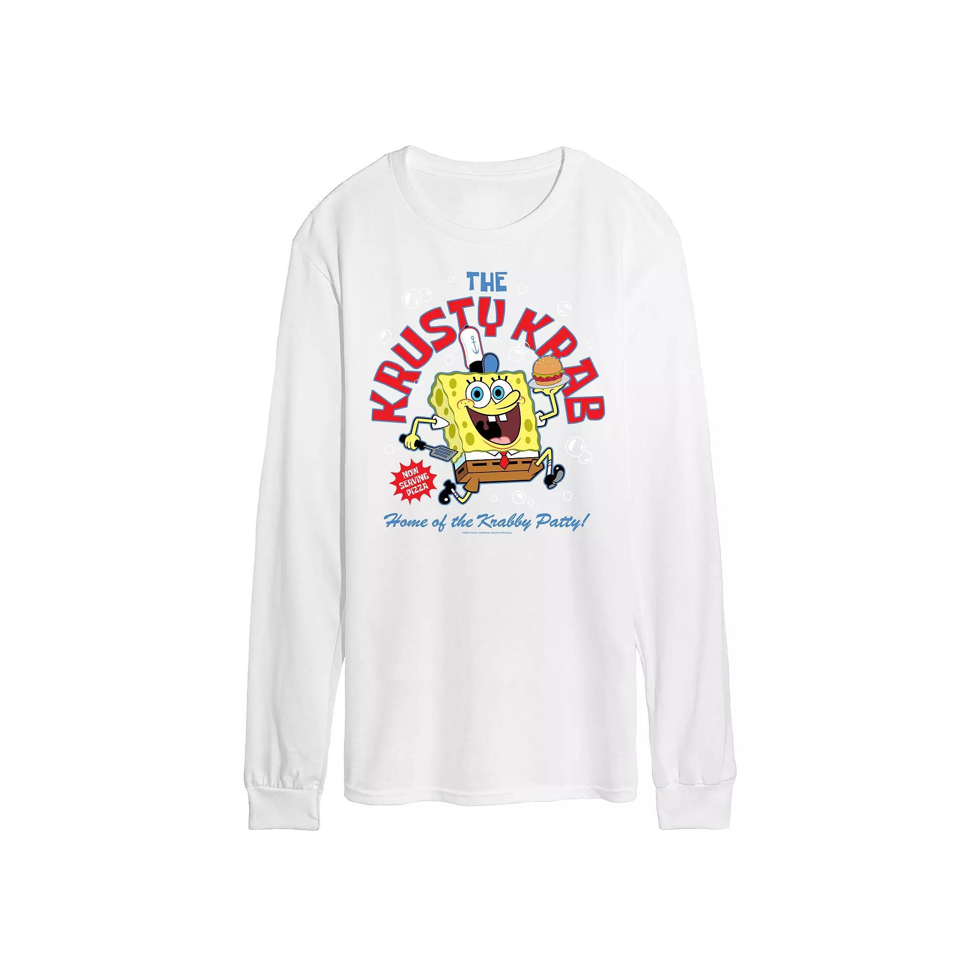 Men's Nickelodeon SpongeBob Squarepants Krusty Krab Long Sleeve,  Product Image