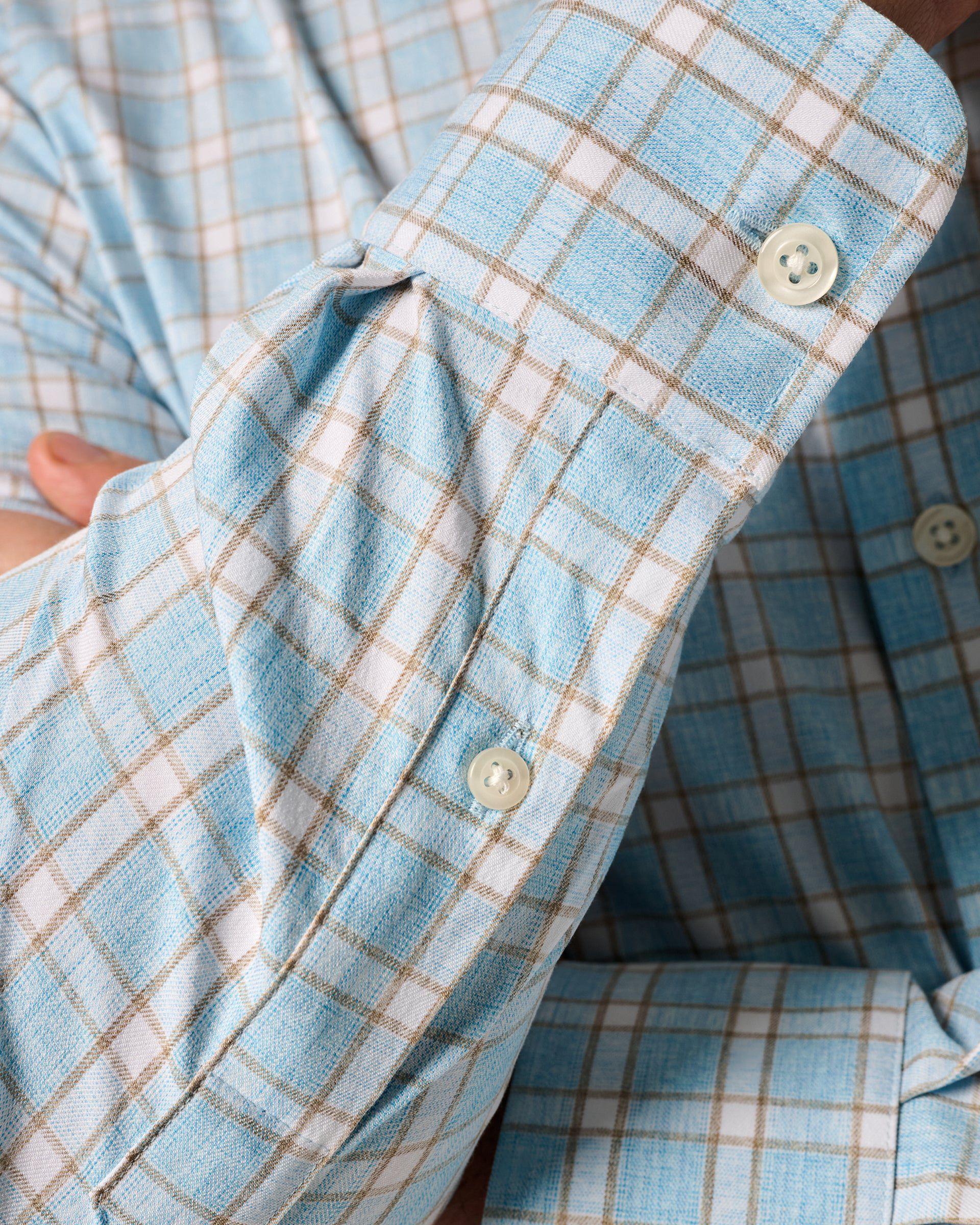 Performance Button Up Shirt - Burleigh Male Product Image