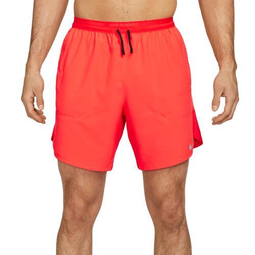 Nike Mens Nike Dri-FIT Stride 7 BF Shorts - Mens Smoke Grey/Black/Reflective Silver Product Image