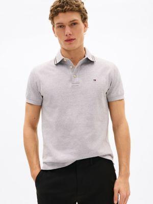 Slim Fit Heathered Polo Product Image