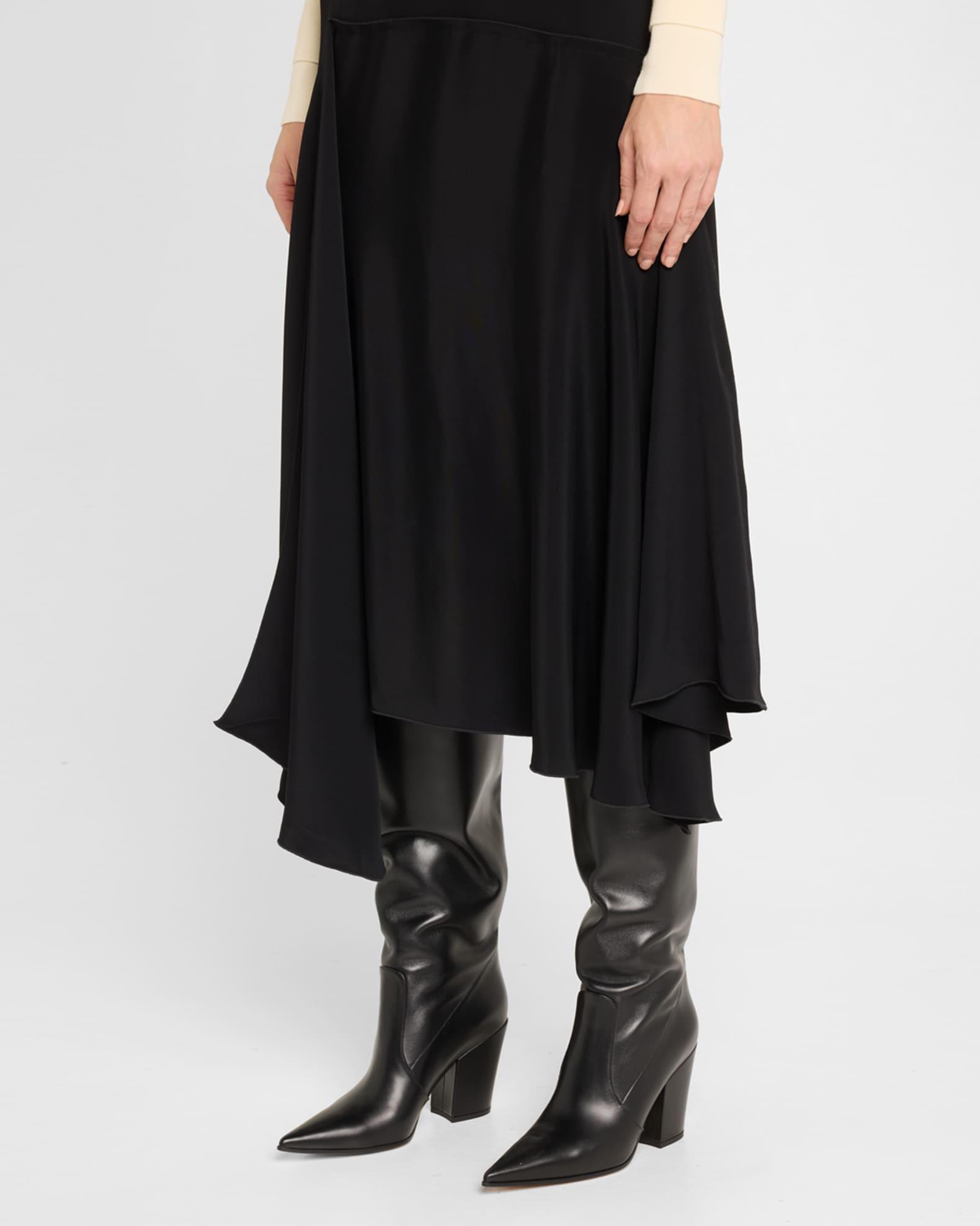 Calfskin Leather Over-The-Knee Boots Product Image