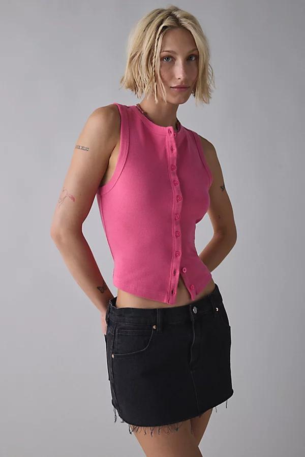 BDG Gigi Knit Button-Down Tank Top Womens at Urban Outfitters Product Image