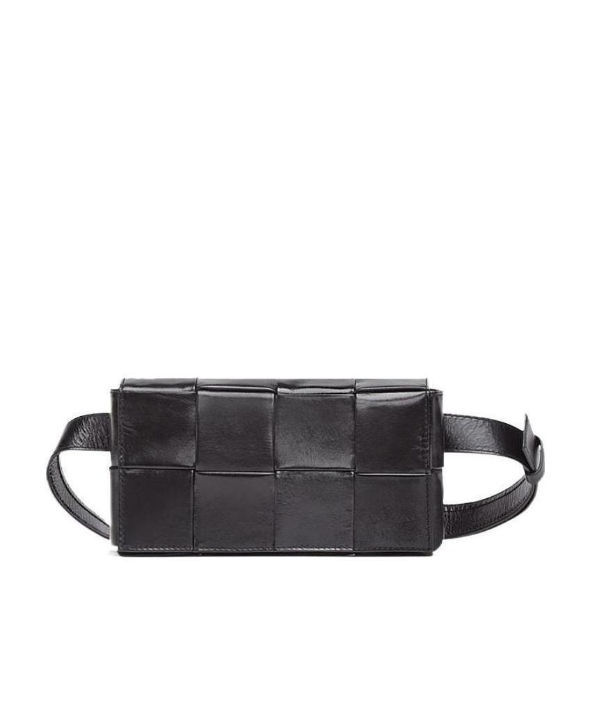 BOTTEGA VENETA Intrecciato Belt Bag In Black Product Image