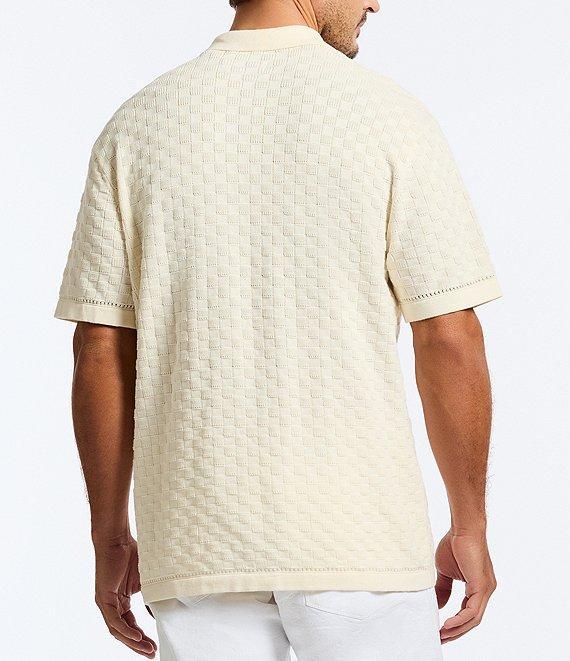 Robert Graham Ames Textured Short Sleeve Sweater Product Image