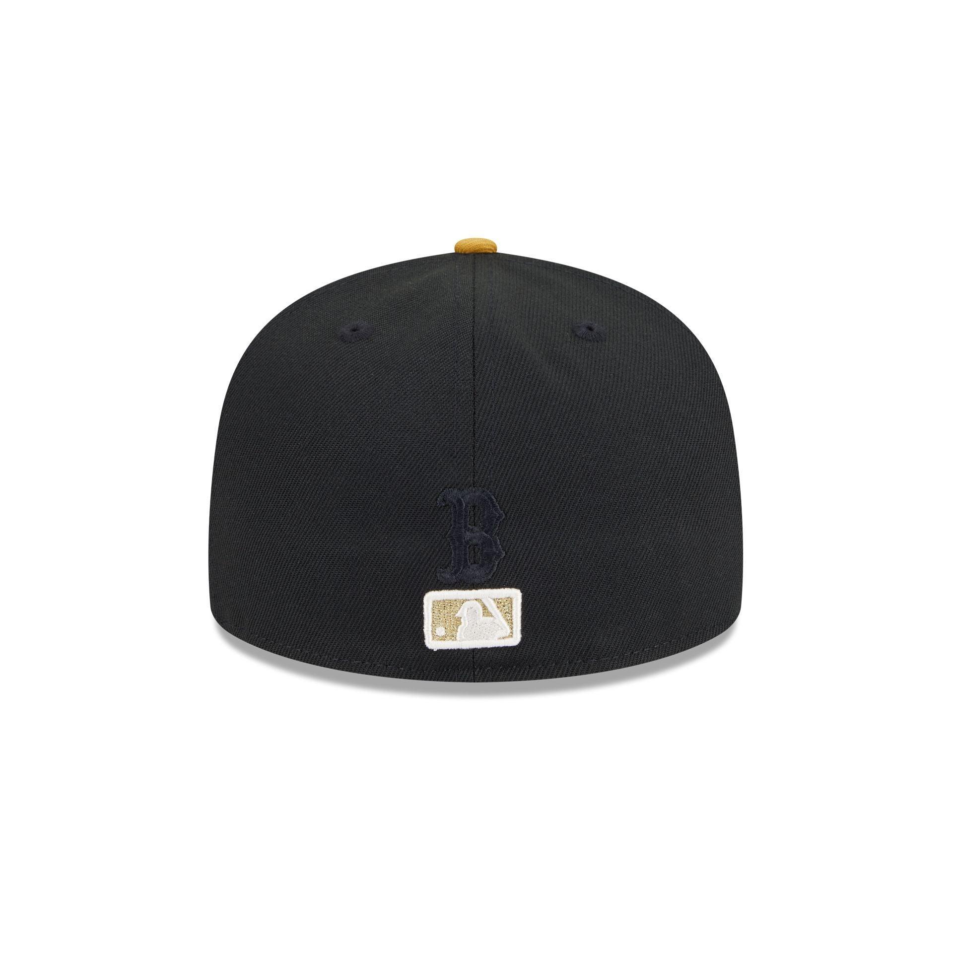 Boston Red Sox Metallic Gold Logo 59FIFTY Fitted Hat Male Product Image