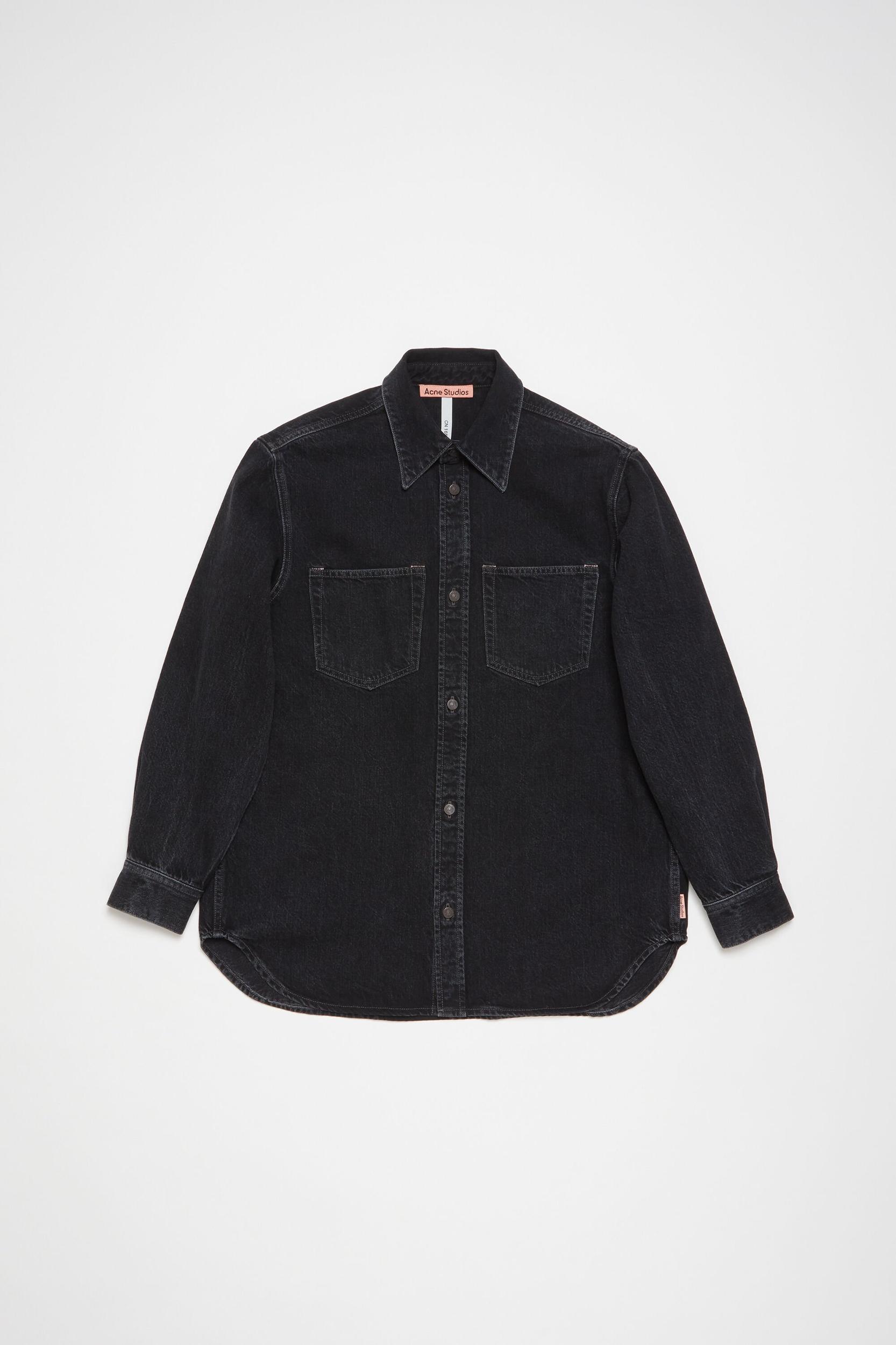 Denim button-up shirt Product Image