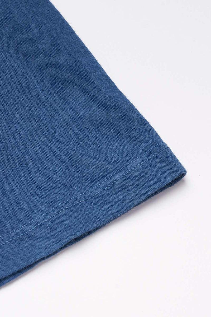 Indigo Dyed Men's Organic Crew Tee Product Image