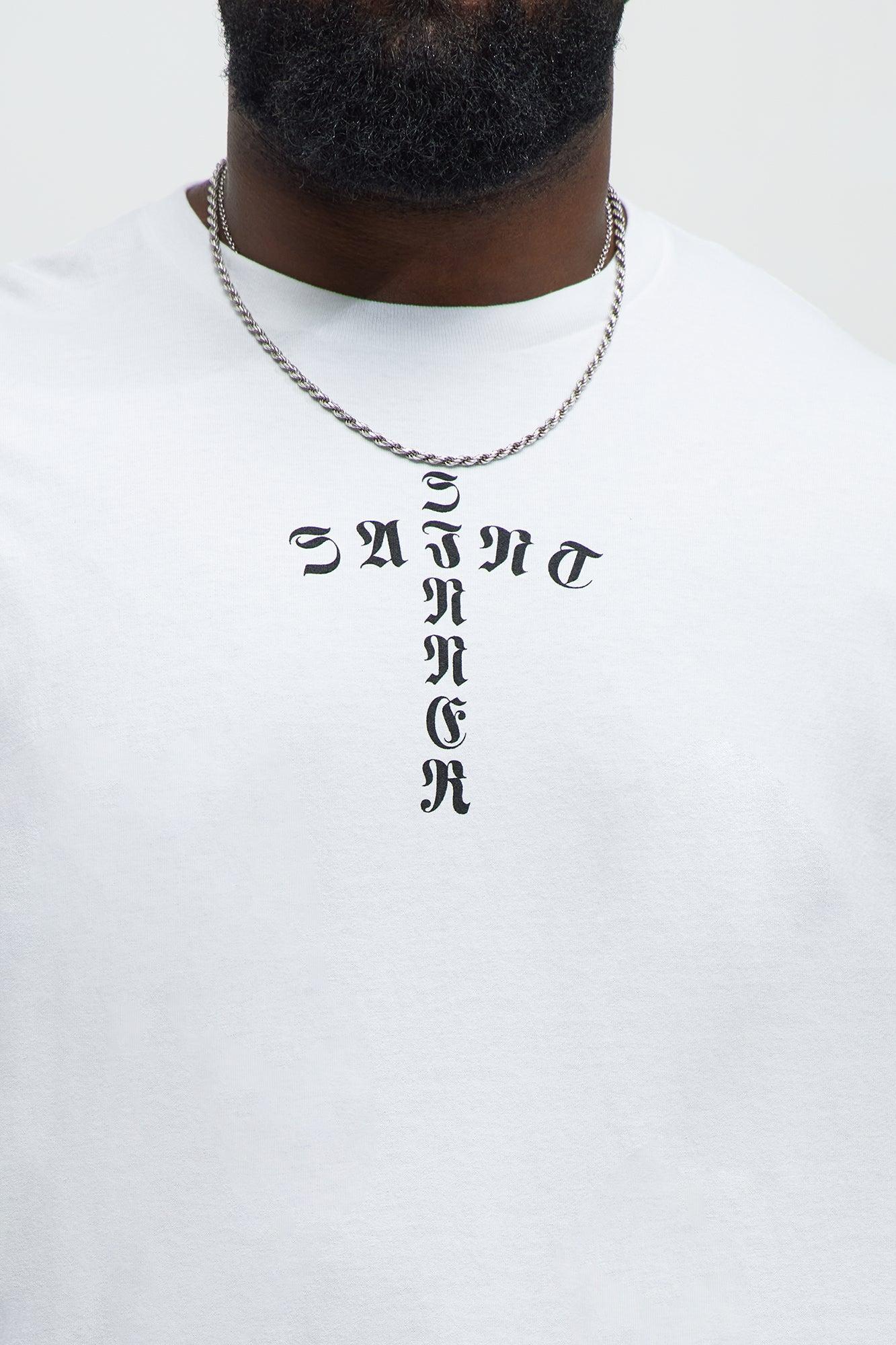 Blessed Til The End Short Sleeve Tee - White Product Image