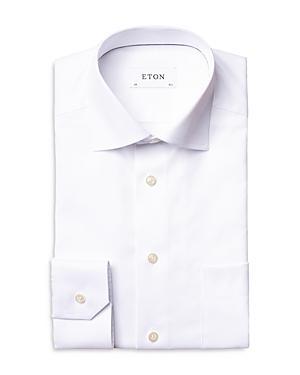 Eton Signature Twill Classic Fit Dress Shirt Product Image
