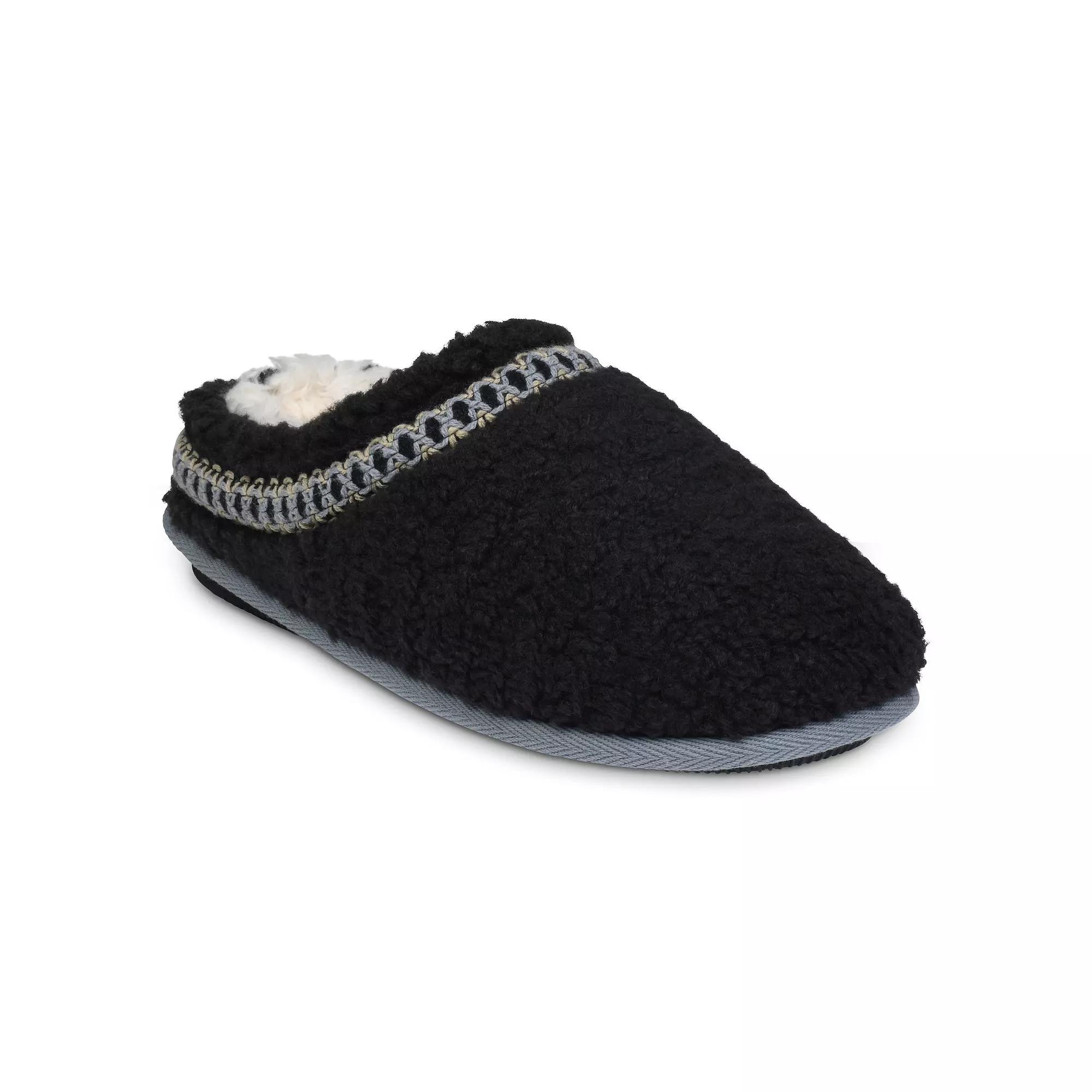 GaaHuu Womens Braid Trim Sherpa Clog Slippers Product Image