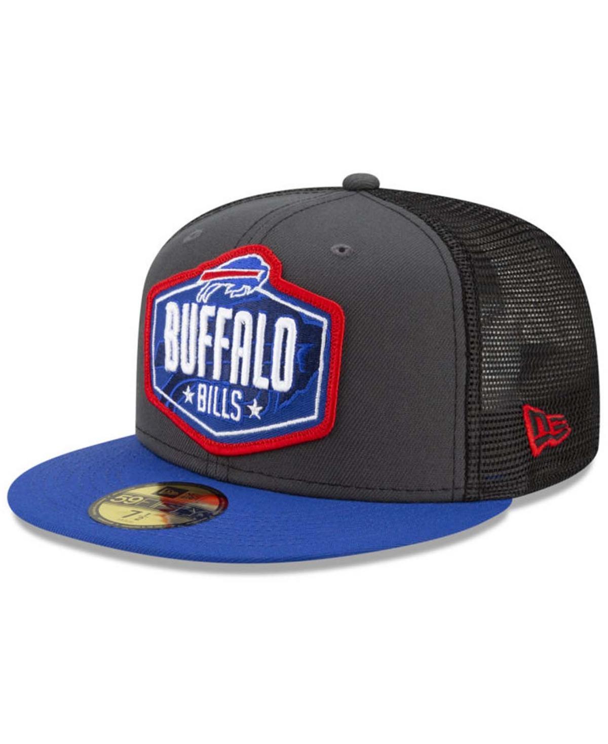 Mens New Era Graphite/Royal Buffalo Bills 2021 NFL Draft On-Stage 59FIFTY Fitted Hat Product Image