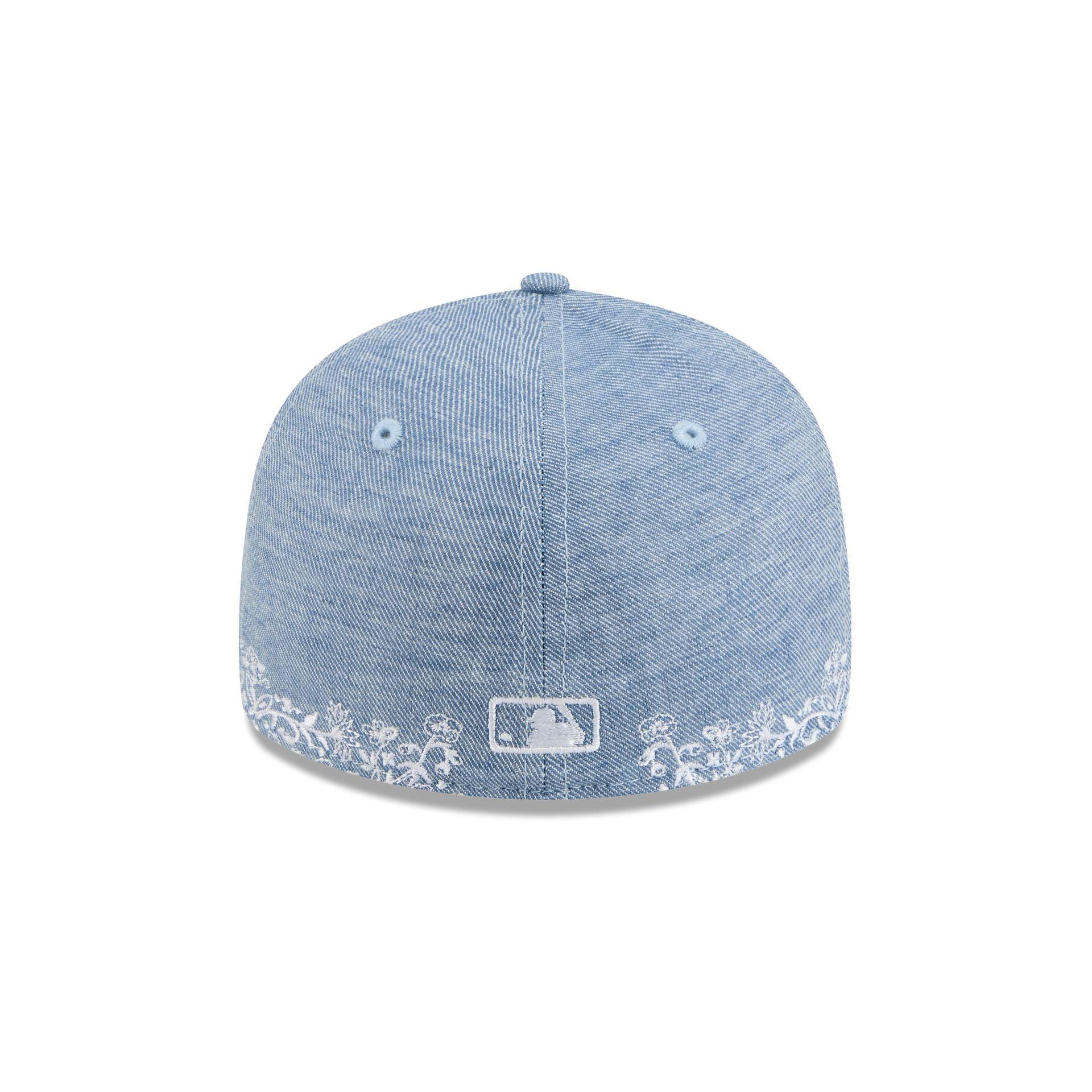 Detroit Tigers Hand Stitched Chambray Low Profile 59FIFTY Fitted Hat Male Product Image