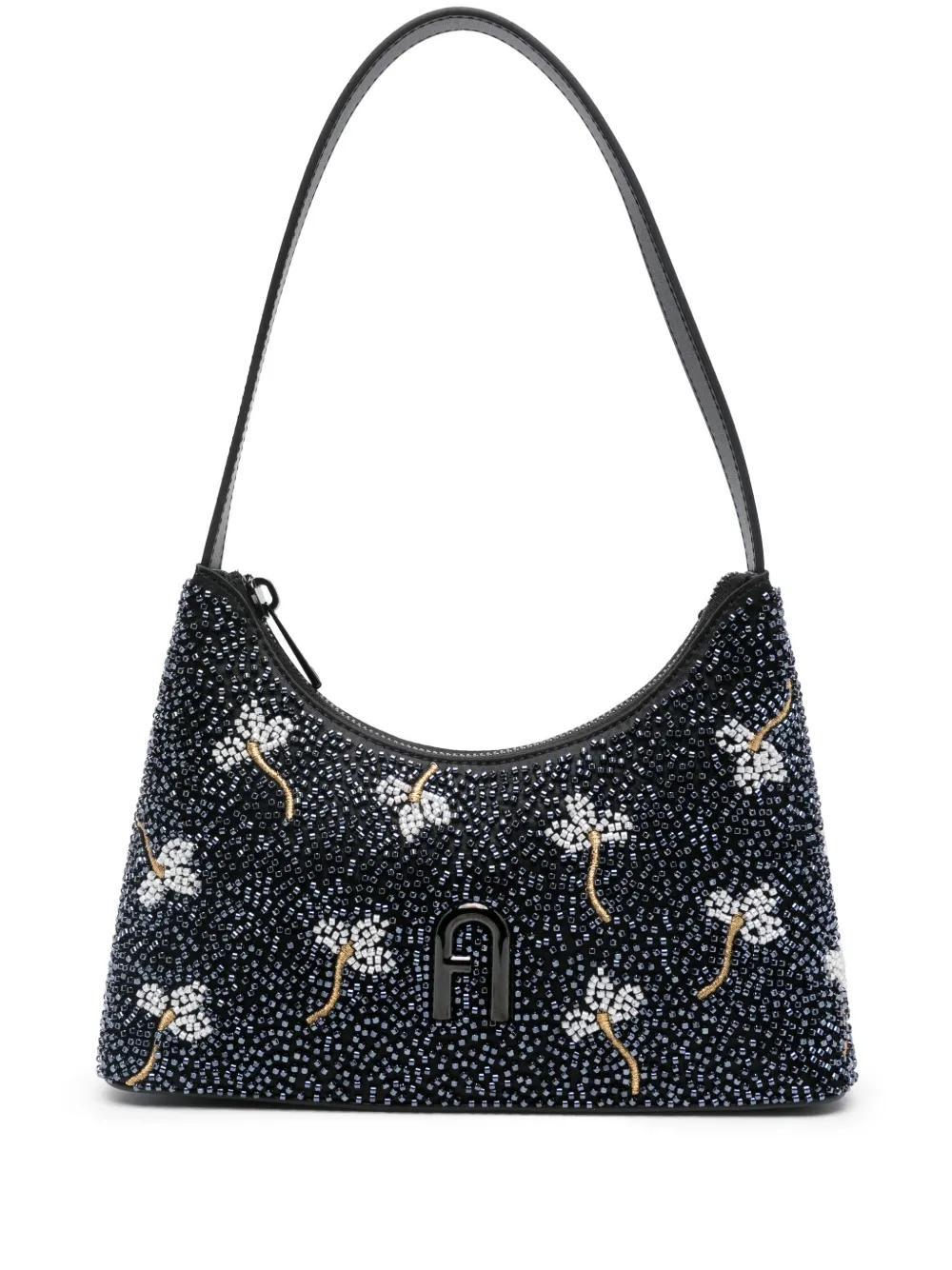 FURLA Small Diamante Shoulder Bag In Black Product Image