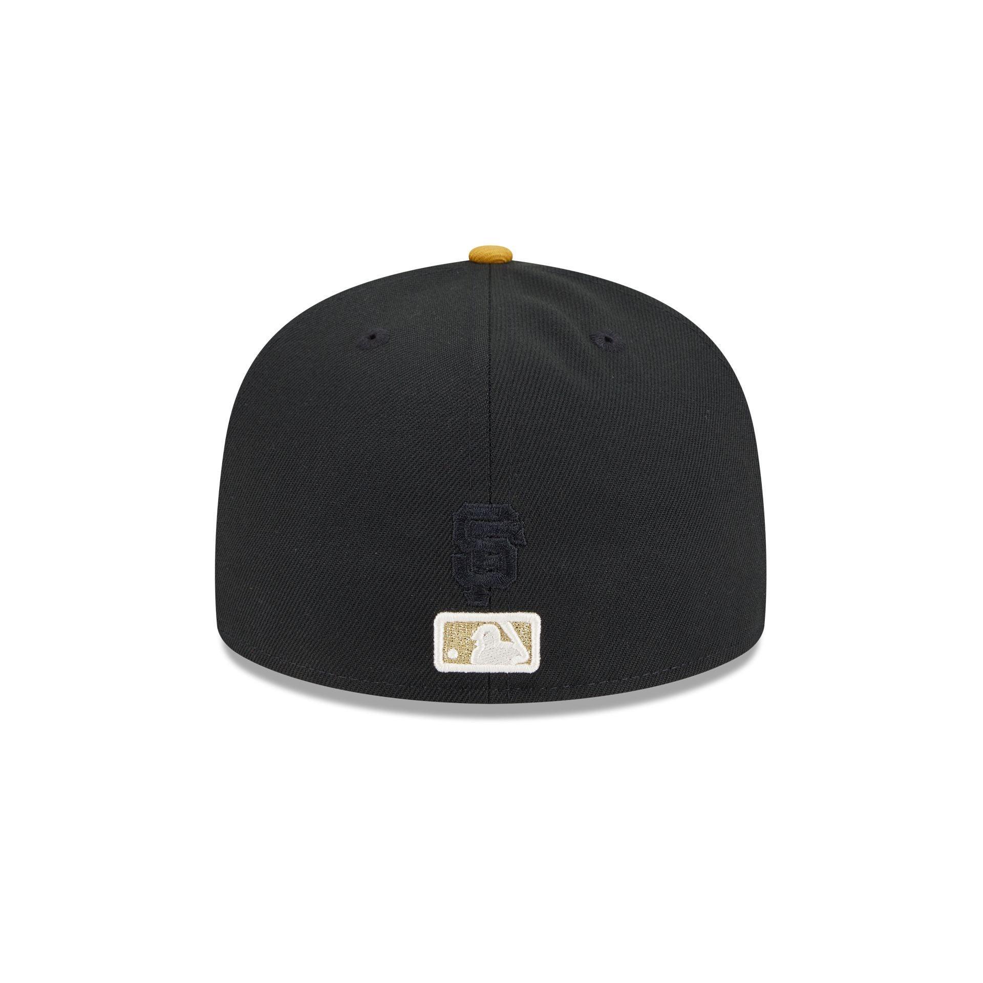 Miami Heat Metallic Gold Logo 59FIFTY Fitted Hat Male Product Image