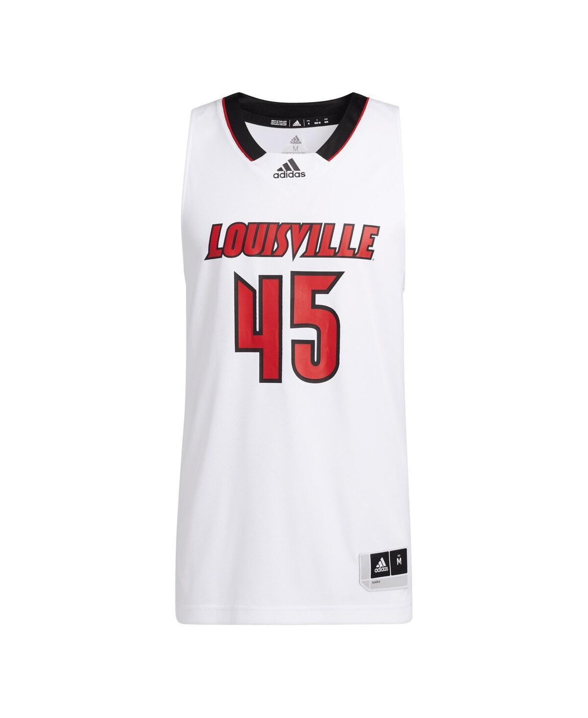 Men's adidas White Louisville Cardinals Swingman Basketball Jersey, Size: XL Product Image