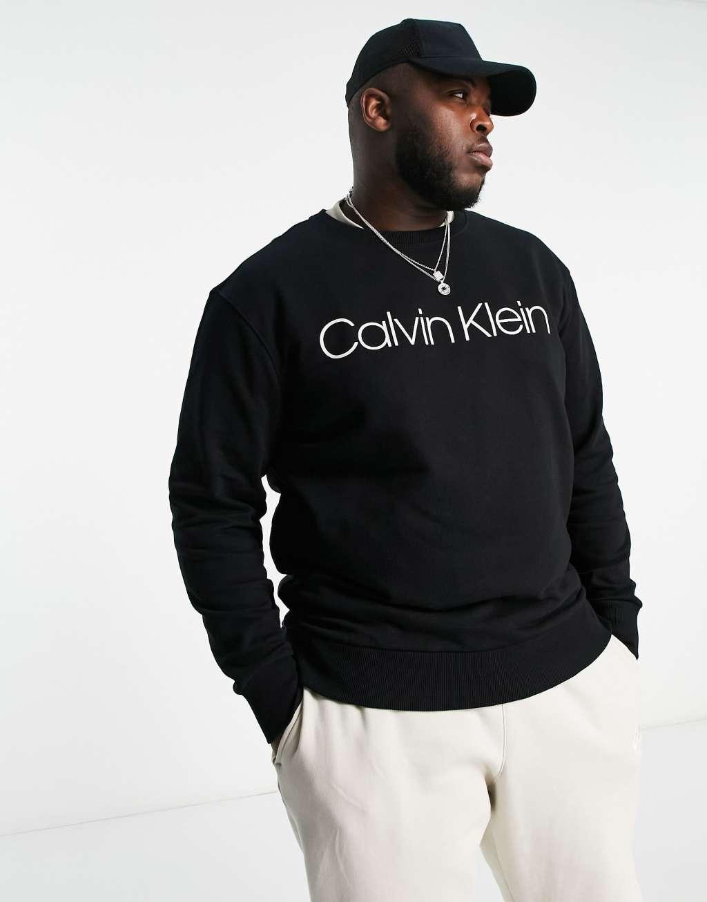 Calvin Klein Big & Tall graphic logo sweatshirt Product Image