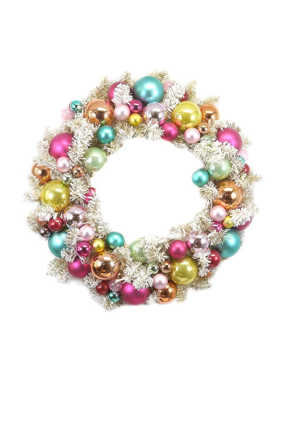 Flocked Wreath Product Image