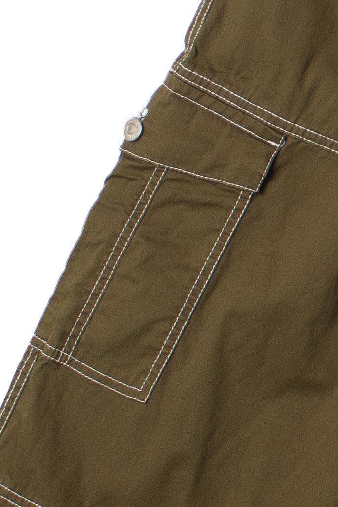 Olive Drawstring Cargo Joggers Product Image