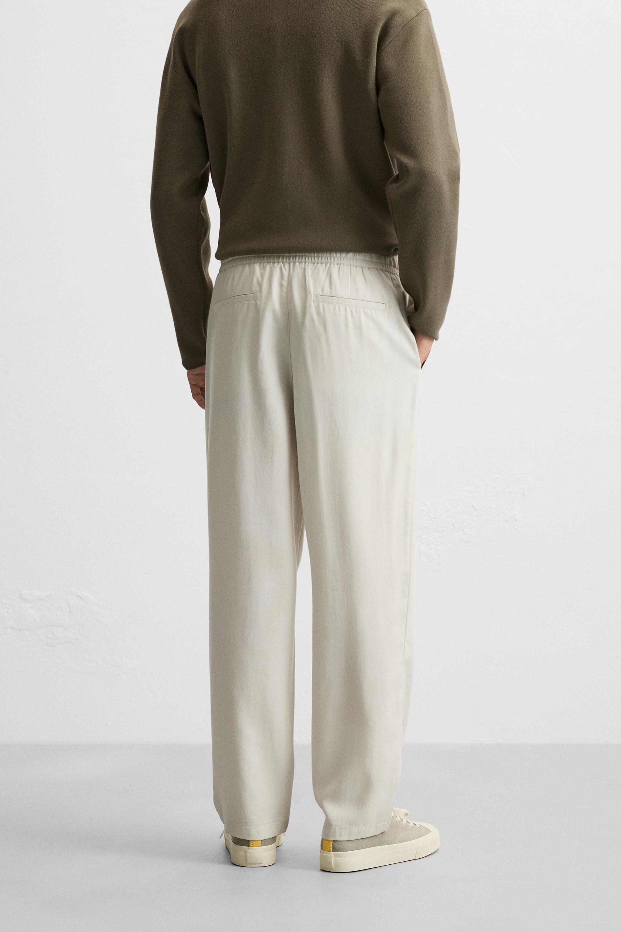 LYOCELL JOGGER WAIST PANTS Product Image