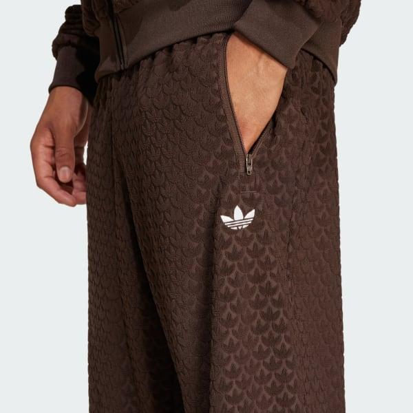 adidas Monogram Track Pants Dark Brown XL Mens Product Image