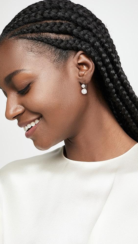 Ariel Gordon Jewelry 14k Pearl Duet Earrings | Shopbop Product Image