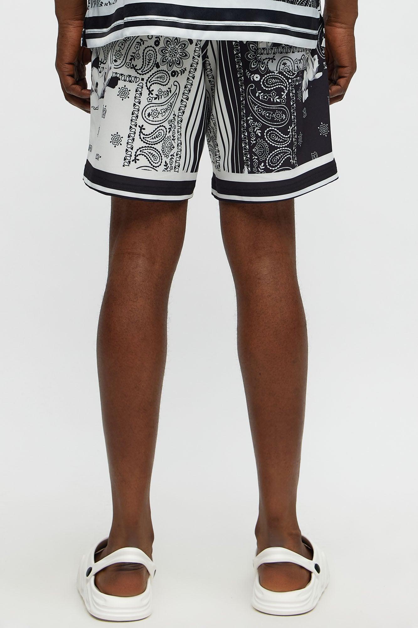 Paisley Drift Swim Classic Trunk - Black/combo Male Product Image