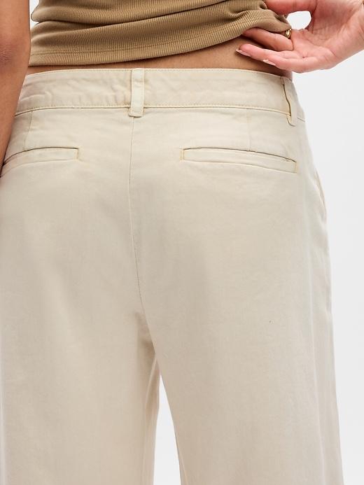 Low Rise Wide-Leg Trousers Product Image