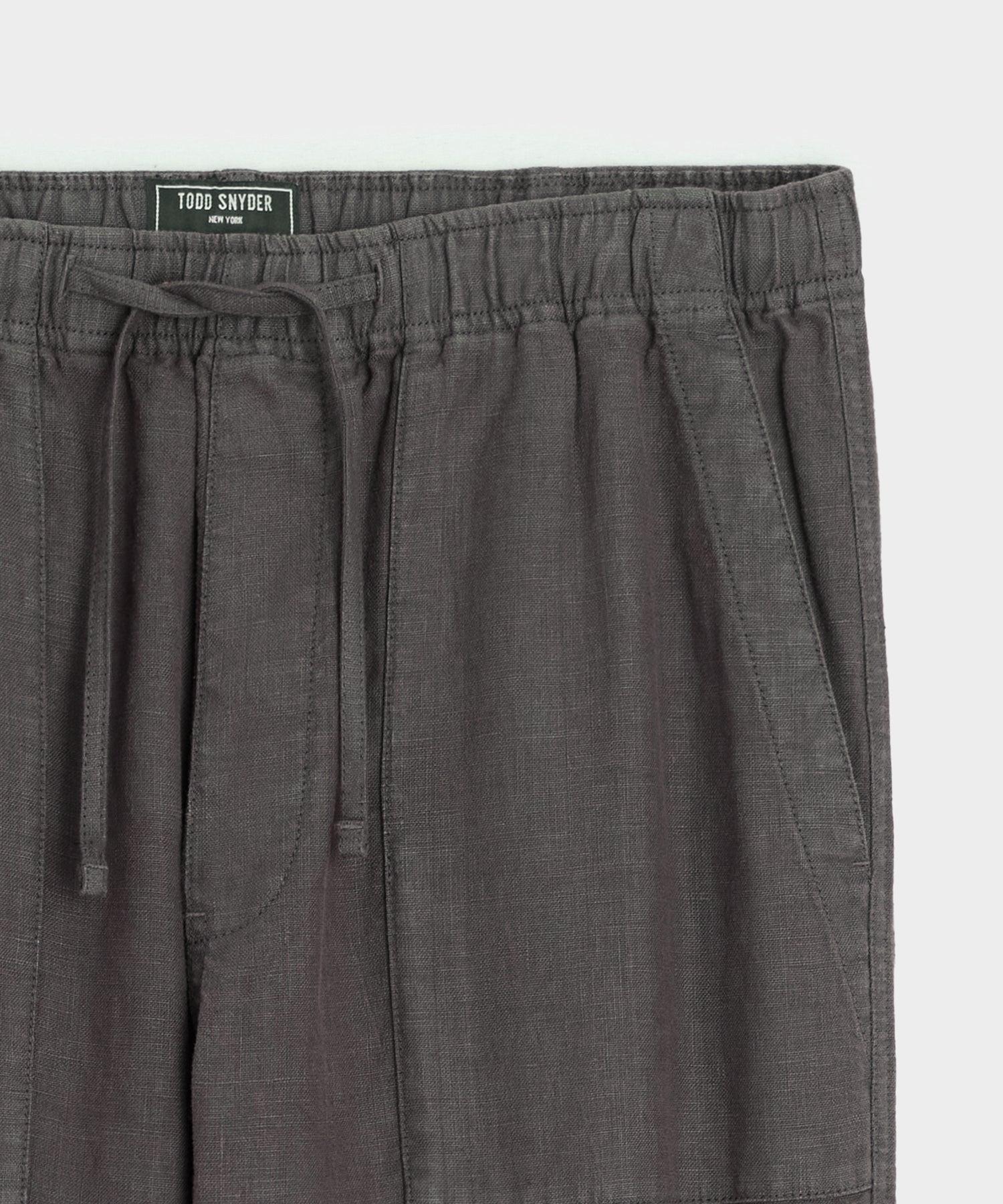 Straight Fit Linen Beach Pant Product Image