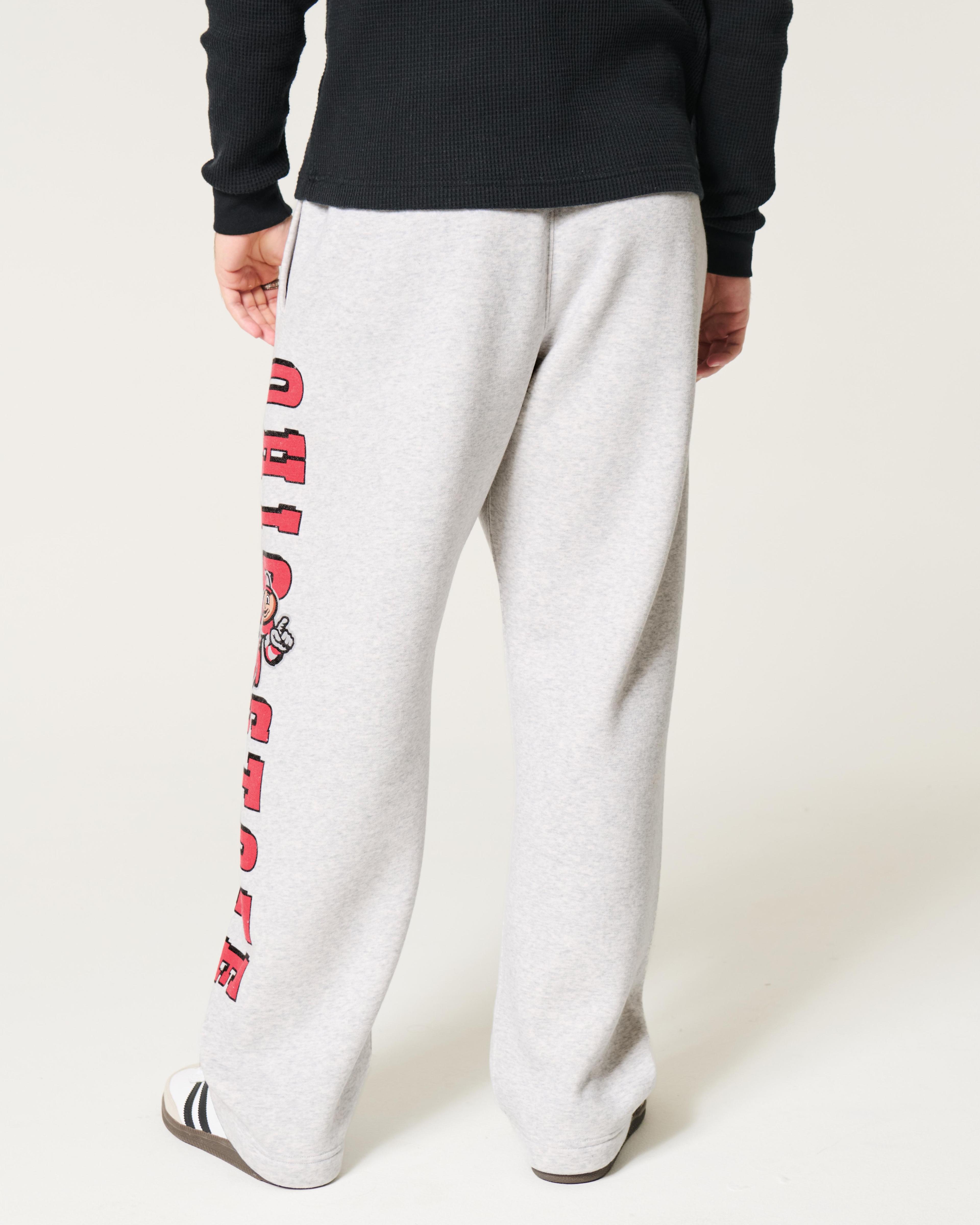 University of Wisconsin Badgers Graphic Baggy Sweatpants Product Image