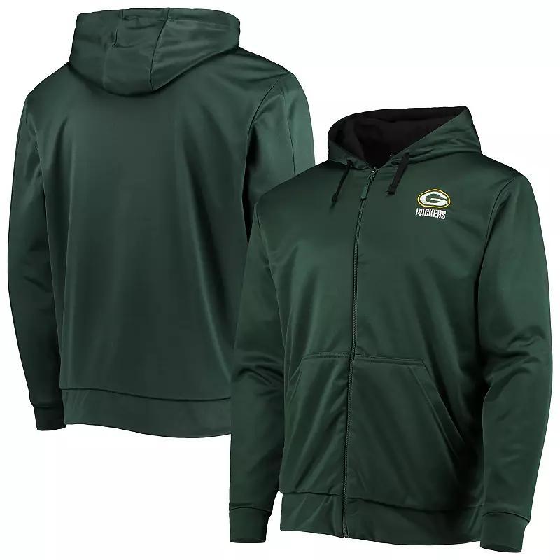 Men's Dunbrooke Green/Black Green Bay Packers Apprentice Full-Zip Hoodie, Size: 3XL Product Image