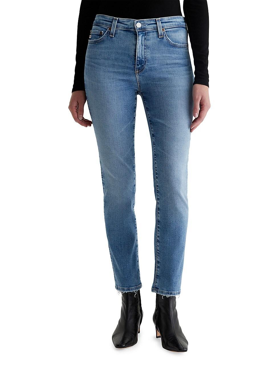Womens Mari Straight-Leg Crop Jeans Product Image
