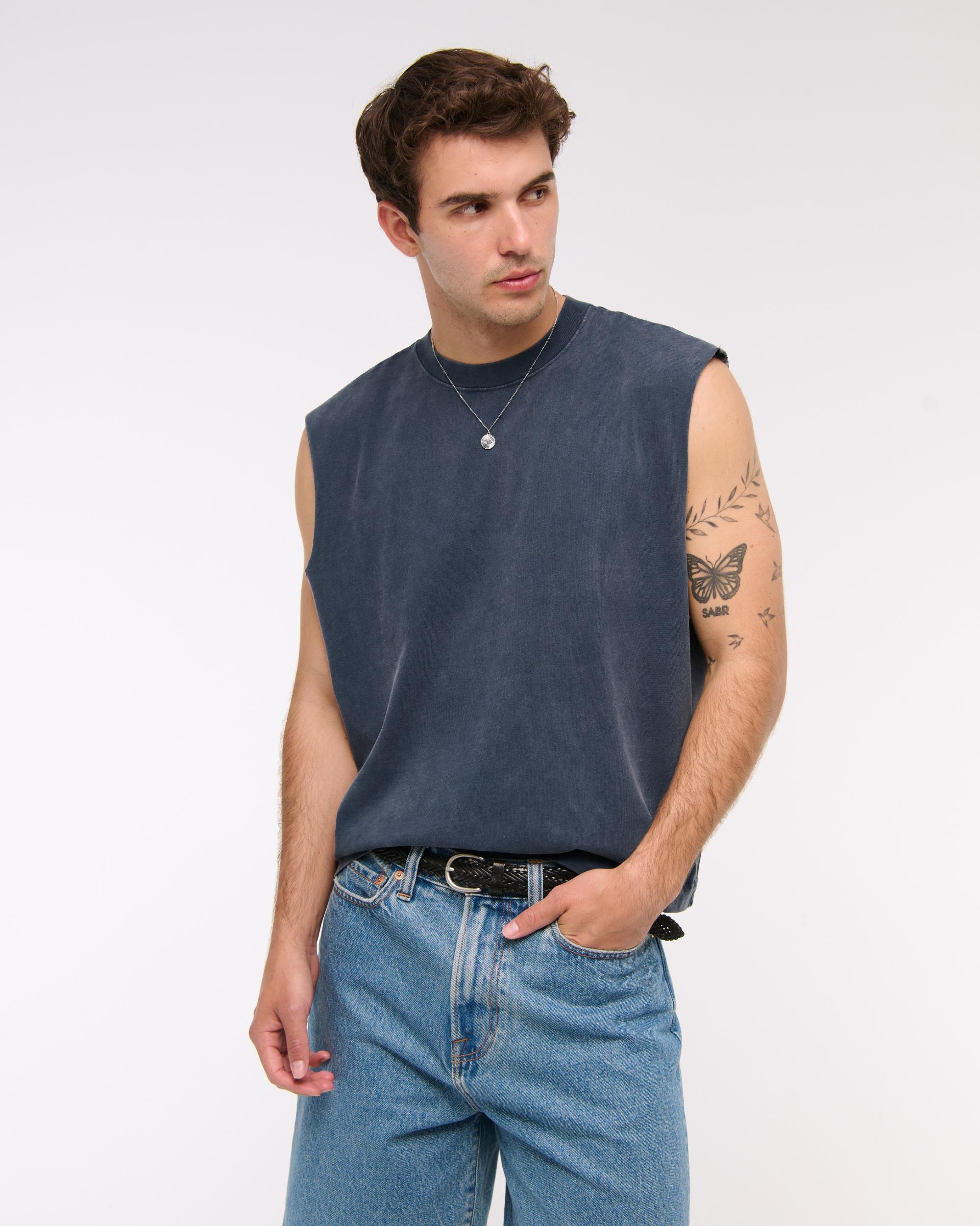 Premium Heavyweight Cropped Tank Product Image