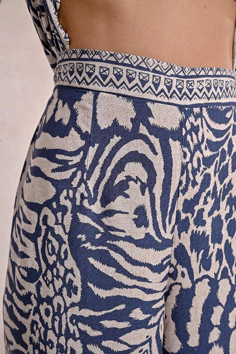 Zebra Wide Leg Pants Product Image