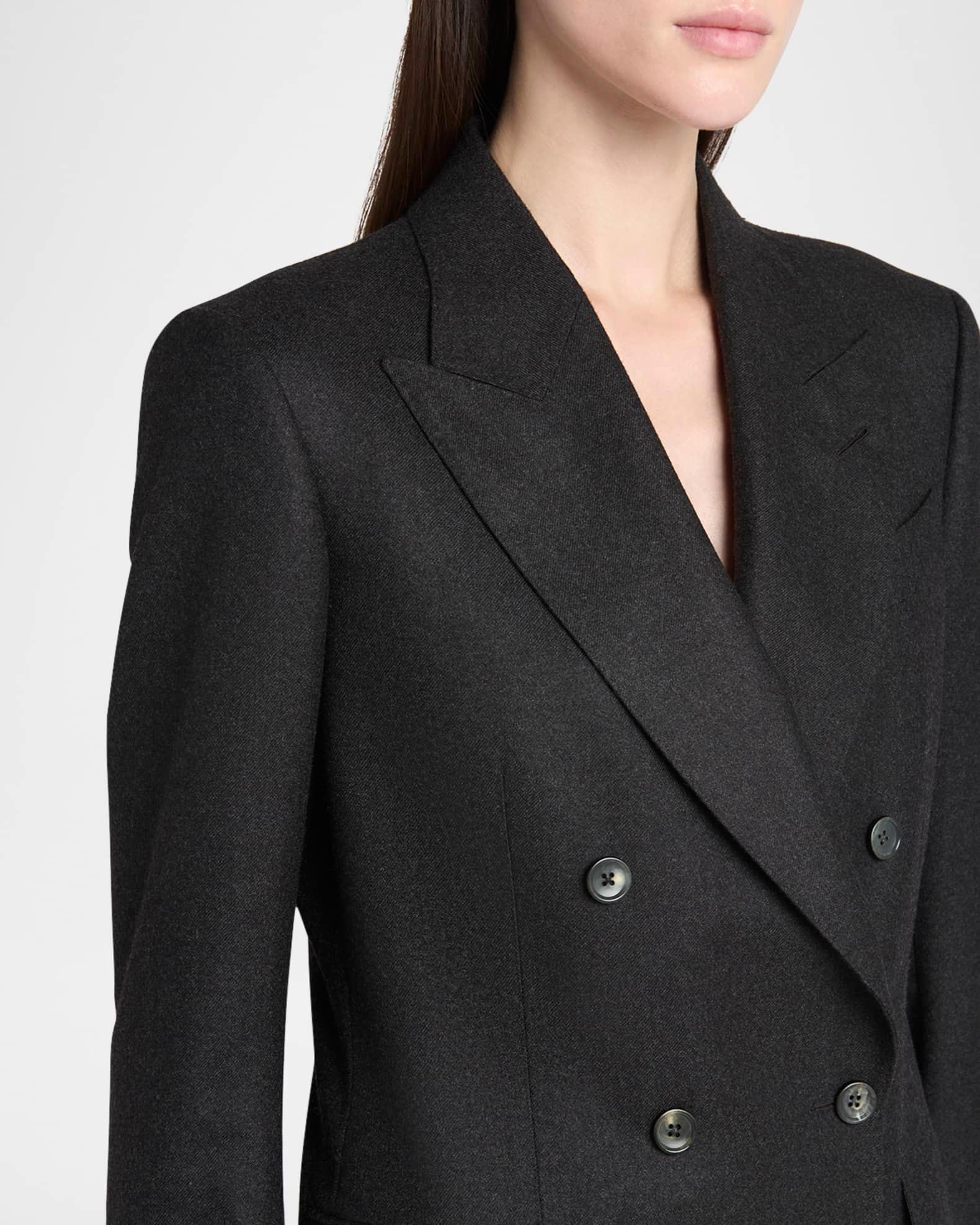 Tailoring Cashmere Double-Breasted Jacket Product Image