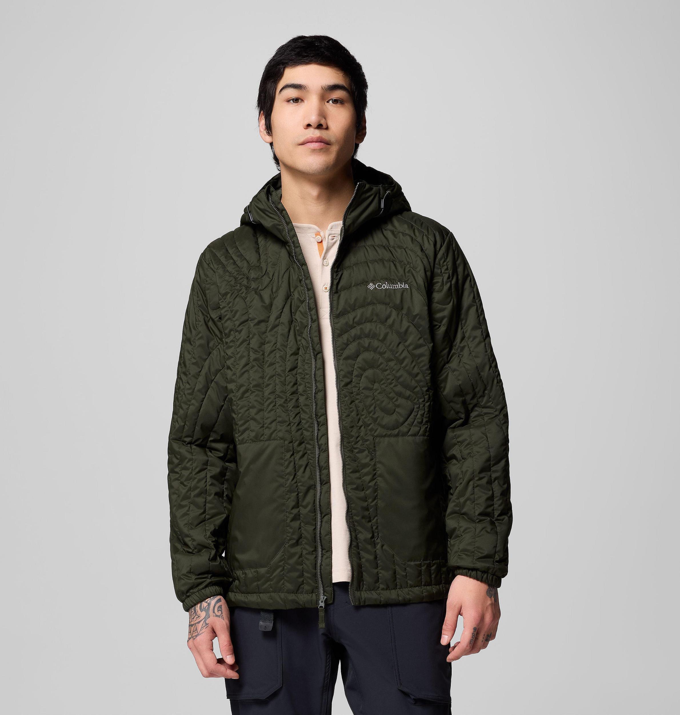 Columbia Mens Landroamer Quilted Hooded Jacket- Product Image