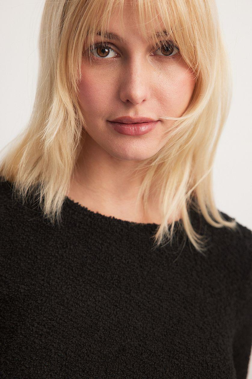 Long Sleeve Structure Jersey Top Product Image