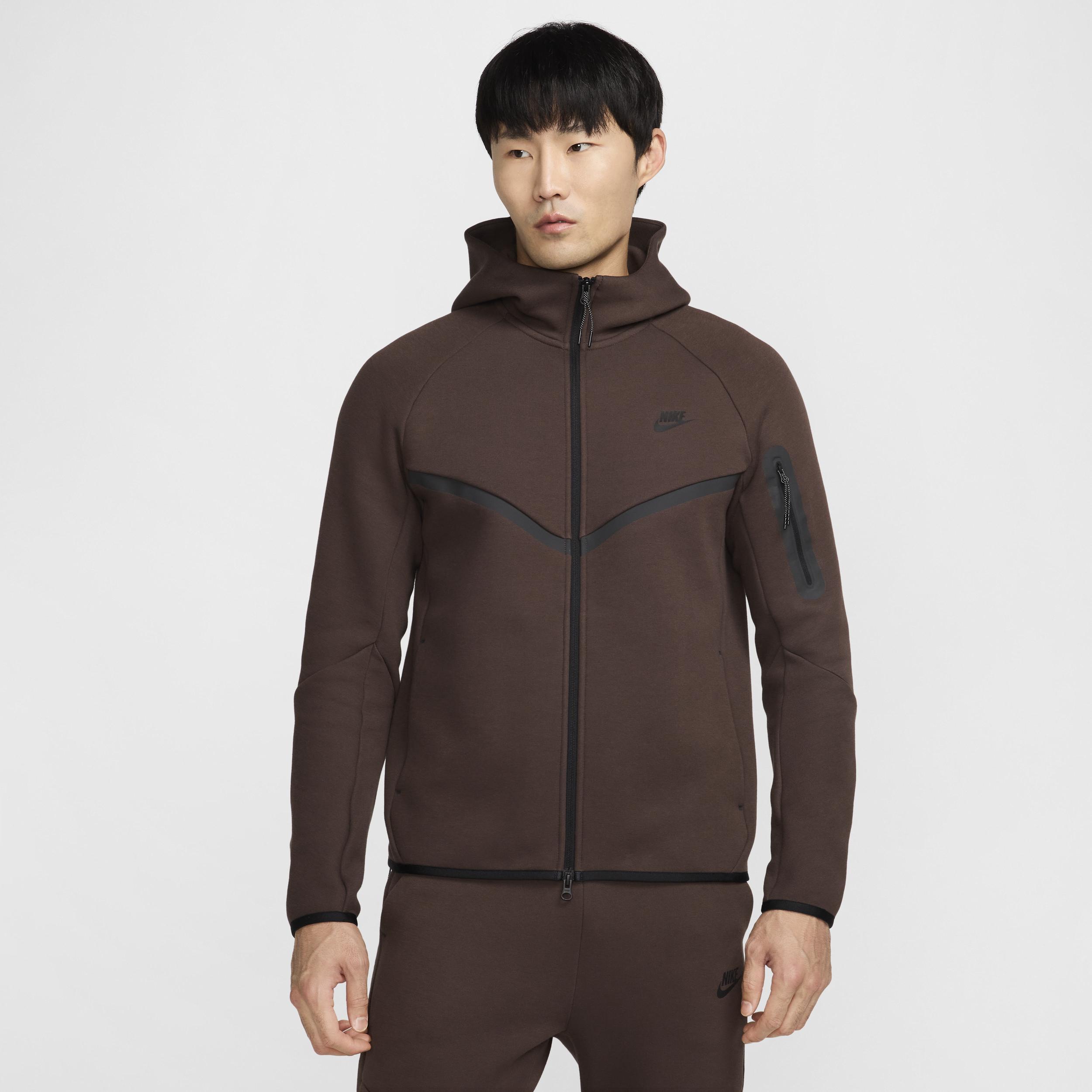 Nike Mens Nike Tech Fleece Full-Zip Windrunner Hoodie - Mens Maroon/Maroon Product Image