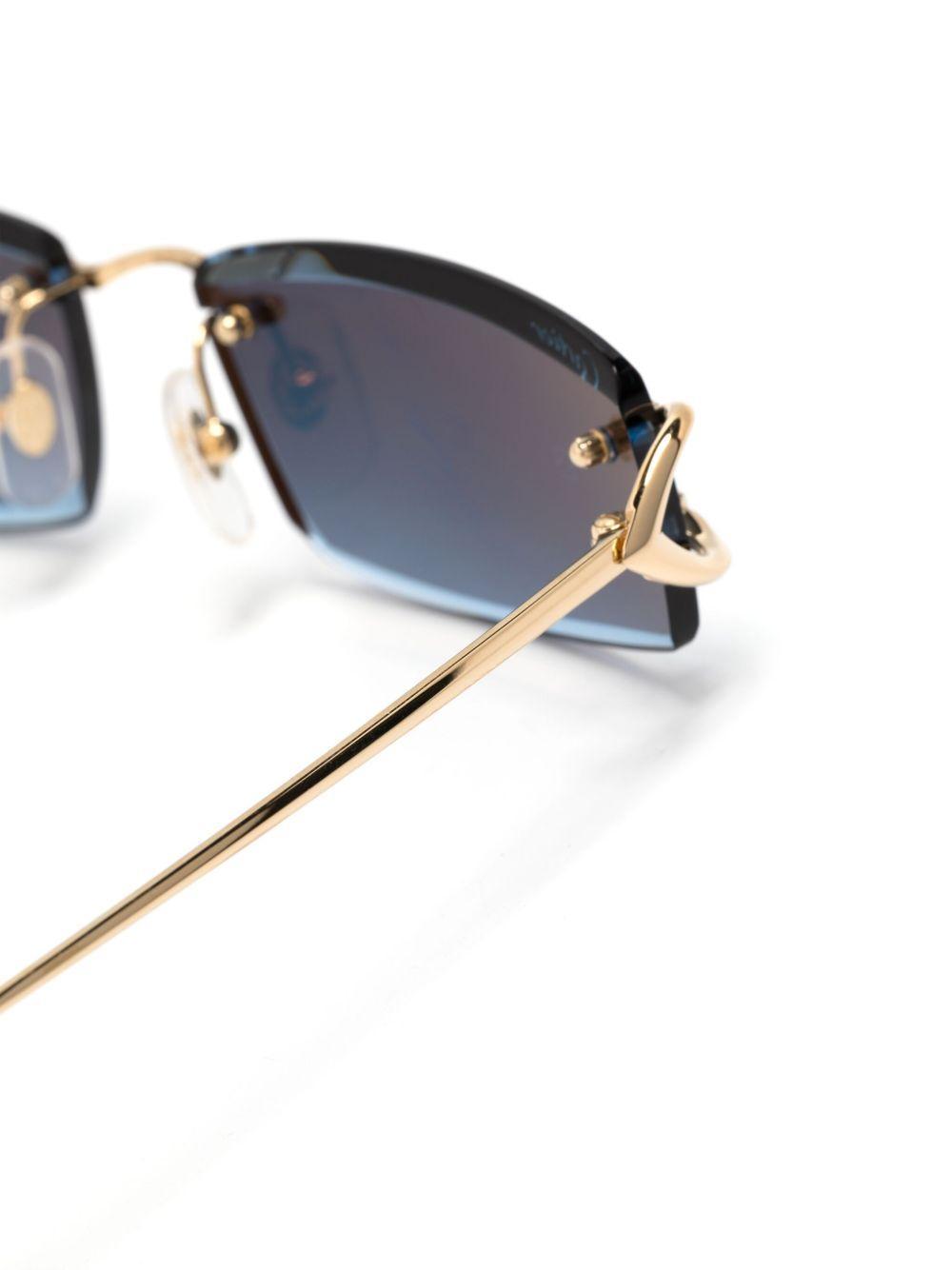 rectangle-frame sunglasses Product Image