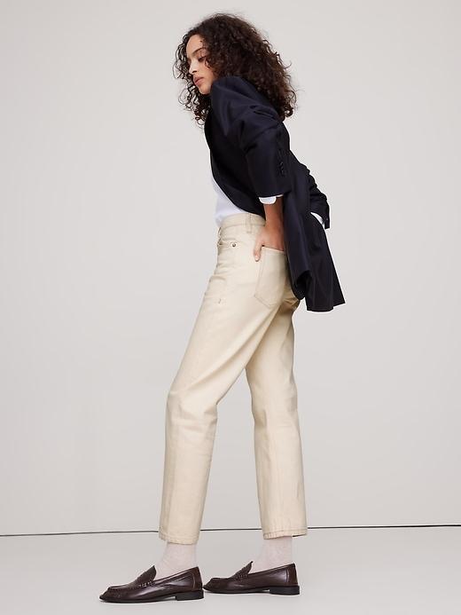 Mid-Rise Straight Ankle Jean Product Image